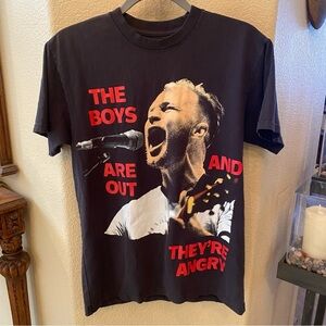 ZACH BRYAN ‘The Boys Are Out And They’re Angry’ Graphic T-Shirt Size Small